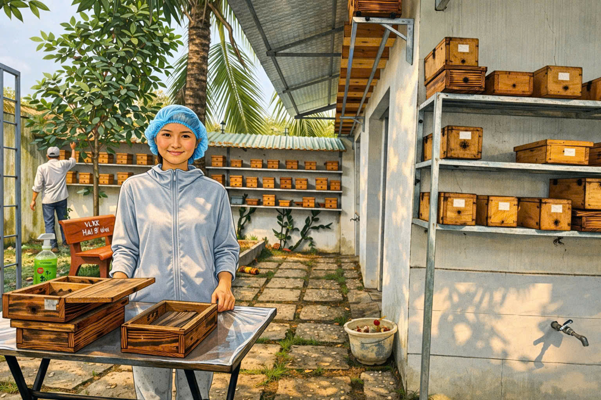 Vùng nuôi ong dú Trảng Bàng